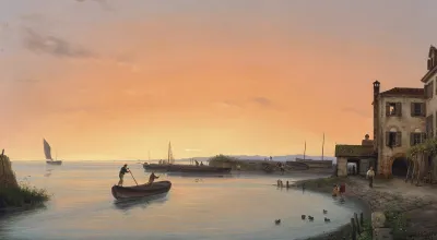 Chioggia vor Sonnenaufgang