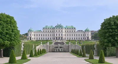 Außenansicht des Oberen Belvedere von der Nordseite