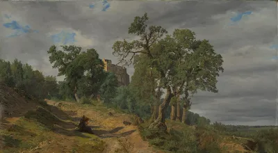 Ferdinand Georg Waldmüller, Die Ruine Liechtenstein bei Mödling, 1848