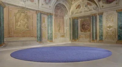 Installationsansicht CARLONE CONTEMPORARY: herman de vries. 108 pfund lavendel