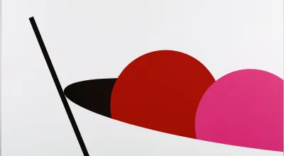 Colour foil on Alucore, aluminum frame  150 x 230 cm  